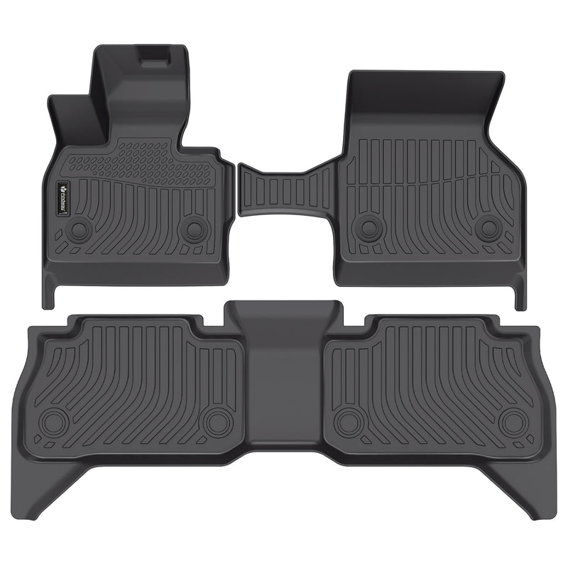 Findway F100 3D Car Floor Mat / Liner (1st Row & 2nd Row) for 2022-2025 BMW IX - 09390N