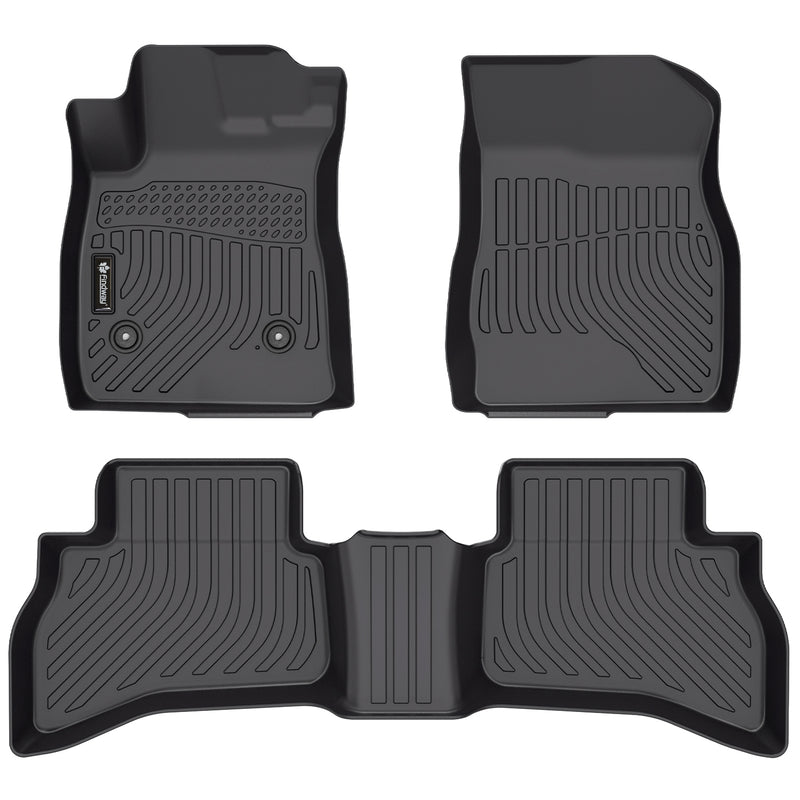 Findway F100 3D Car Floor Mat / Liner (1st Row & 2nd Row) for 2020-2025 Buick Encore GX AWD - 10130N