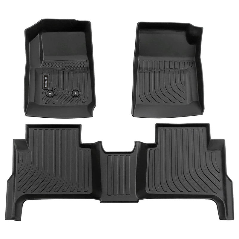 Findway F100 3D Car Floor Liner (1st Row & 2nd Row) for 2015-2022 Chevrolet Colorado / 2015-2022 GMC Canyon - 12250N