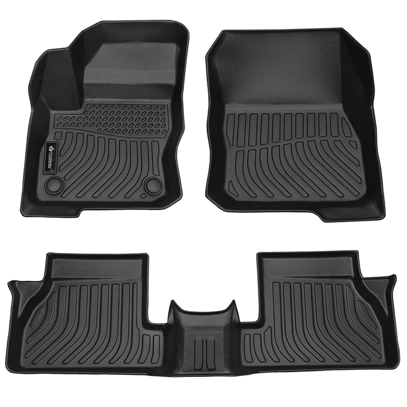 Findway F100 3D Car Floor Liner (1st Row & 2nd Row) for 2012-2018 ford Focus (not for RS Model) / 2013-2018 ford Focus ST - 22060N