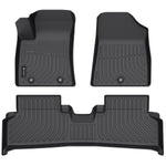 Findway F100 3D Car Floor Mat / Liner (1st Row & 2nd Row) for 2024-2025 Hyundai Kona EV - 28570N