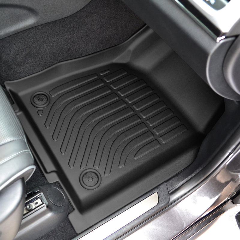 Findway F100 3D Car Floor Liner (1st Row & 2nd Row) for 2016-2021 Jeep Grand Cherokee / 2016-2024 Dodge Durango 5/7-Seater - 33100N