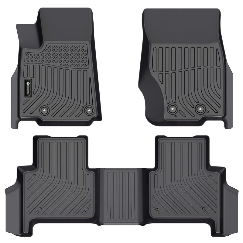 Findway F100 3D Car Floor Liner (1st Row & 2nd Row) for 2022-2024 Jeep Grand Cherokee 5-Seater WL - 33220N