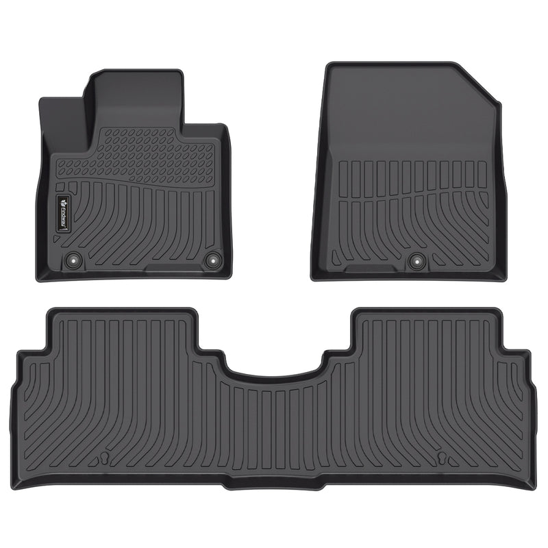 Findway F100 3D Car Floor Mat / Liner (1st Row & 2nd Row) for 2016-2020 Kia Sorento 5/7-Seater - 34160N