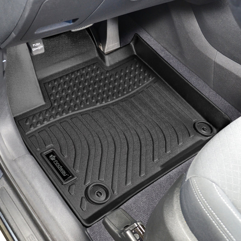 Findway F100 3D Car Floor Liner (1st Row & 2nd Row) for 2016-2020 Kia Sorento 5/7-Seater - 34160N