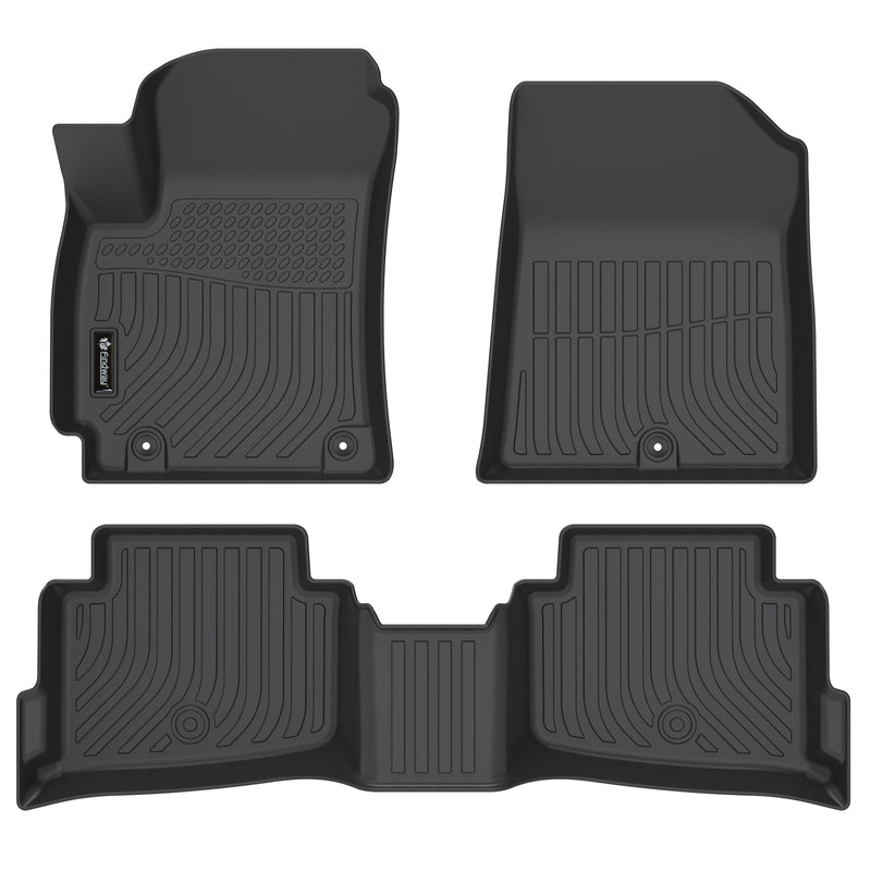 Findway F100 3D Car Floor Mat / Liner (1st Row & 2nd Row) for 2021-2025 Kia Seltos - 34190N