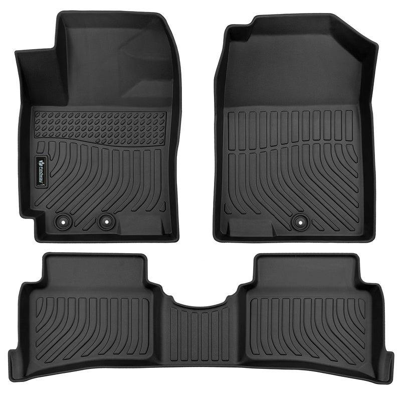 Findway F100 3D Car Floor Mat / Liner (1st Row & 2nd Row) for 2018-2023 Kia Rio / Rio 5-Door - 34200N