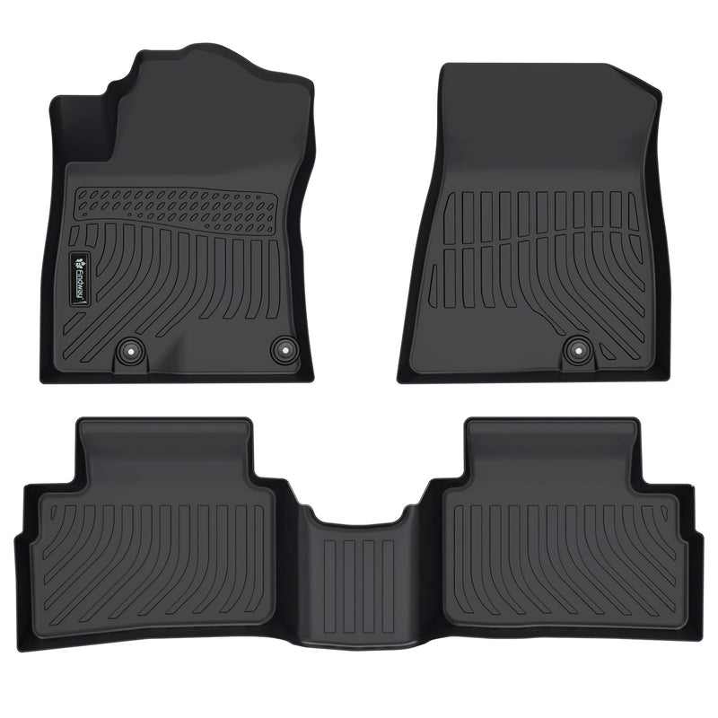 Findway F100 3D Car Floor Mat / Liner (1st Row & 2nd Row) for 2023-2025 Kia Niro PHEV - 34400N