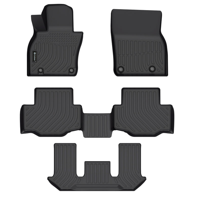 Findway F100 3D Car Floor Liner (1st Row, 2nd Row & 3rd Row) for 2024 Mazda CX-90 MHEV / PHEV 6/7-Seater with 2nd Row Console - 4031AN