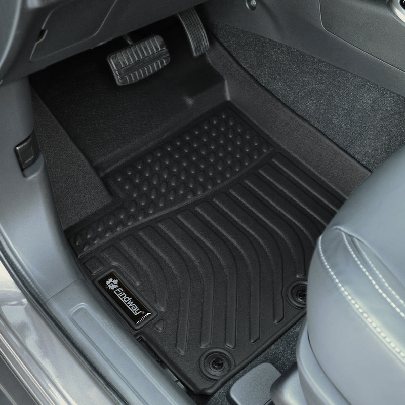 Findway F100 3D Car Floor Liner (1st Row & 2nd Row) for 2007-2020 Mitsubishi Outlander - 43090N