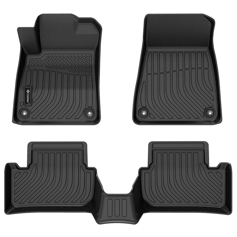 Findway F100 3D Car Floor Liner (1st Row & 2nd Row) for 2021-2024 Polestar 2 - 49010N