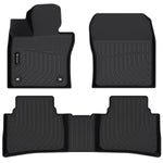 Findway F100 3D Car Floor Mat / Liner (1st Row & 2nd Row) for 2023-2024 Toyota Prius Prime - 62490N