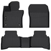 Findway F100 3D Car Floor Mat / Liner (1st Row & 2nd Row) for 2023-2024 Toyota Prius - 62510N