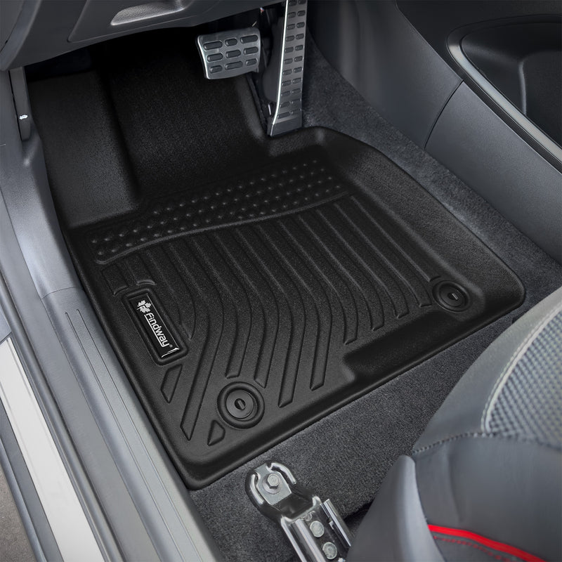 Findway F100 3D Car Floor Mat / Liner (1st Row & 2nd Row) for 2022-2025 Hyundai Tucson Hybrid / 2024 Tucson Hybrid N-Line - 28430N