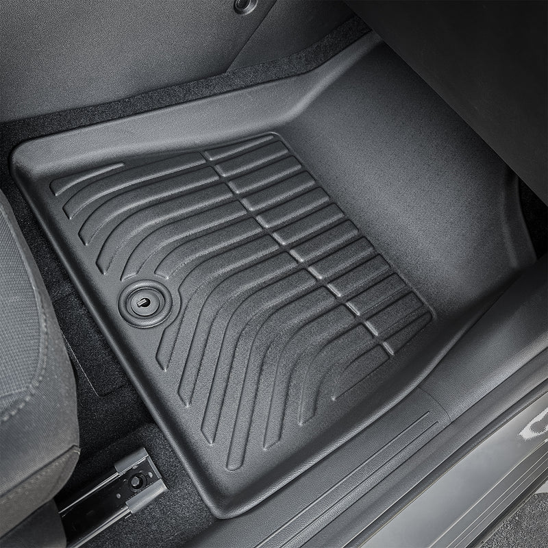 Findway F100 3D Car Floor Mat / Liner (1st Row & 2nd Row) for 2024-2025 Hyundai Kona EV - 28570N