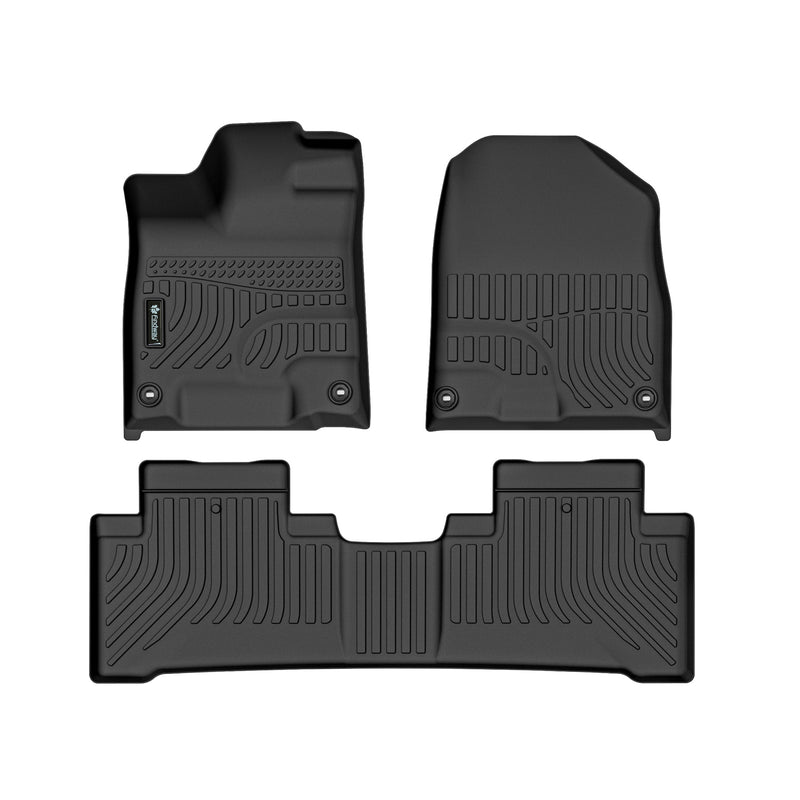 Findway F100 3D Car Floor Liner (1st Row & 2nd Row) for 2014-2020 Acura MDX 7-Seater (Non-Hybrid) - 01080N