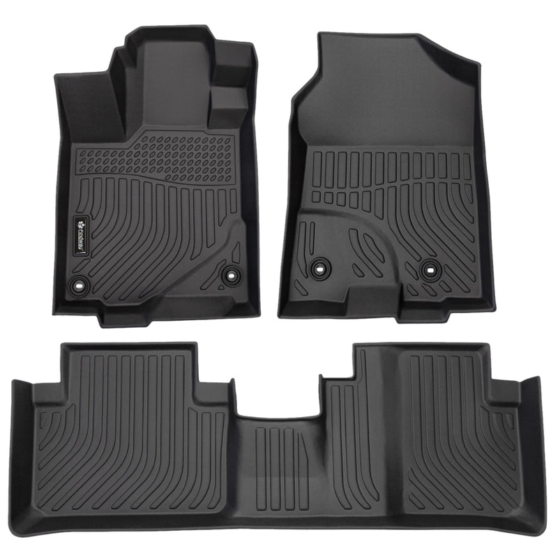 Findway F100 3D Car Floor Liner (1st Row & 2nd Row) for 2013-2015 Acura RDX - 01150N