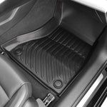 Findway F100 3D Car Floor Liner (1st Row & 2nd Row) for 2017-2023 Audi A4 / S4, 2017-2022 A4 Allrord, 2018-2023 Audi A5/S5 Sportback - 06180N