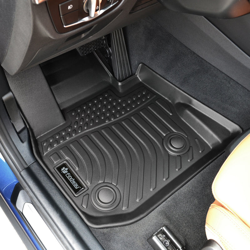 Findway F100 3D Car Floor Liner (1st Row & 2nd Row) for 2018-2024 BMW X3 / 2019-2024 BMW X4 / X4 M - 09310N