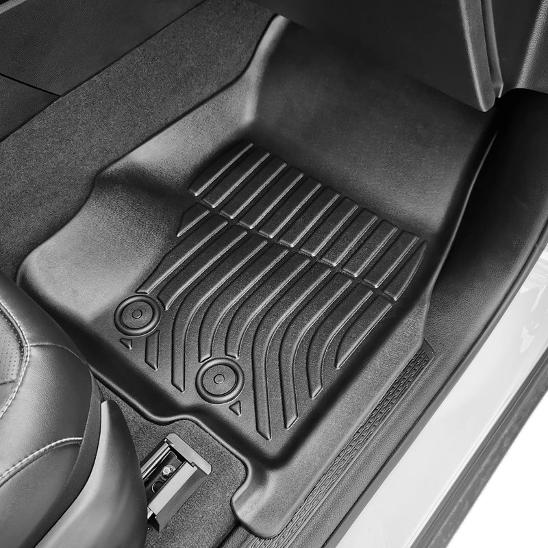 Findway F100 3D Floor Liner (1st Row, 2nd Row & 3rd Row) for 2021-2024 Jeep Grand Cherokee L 6-Seater w/o Rear Console - 3321AN
