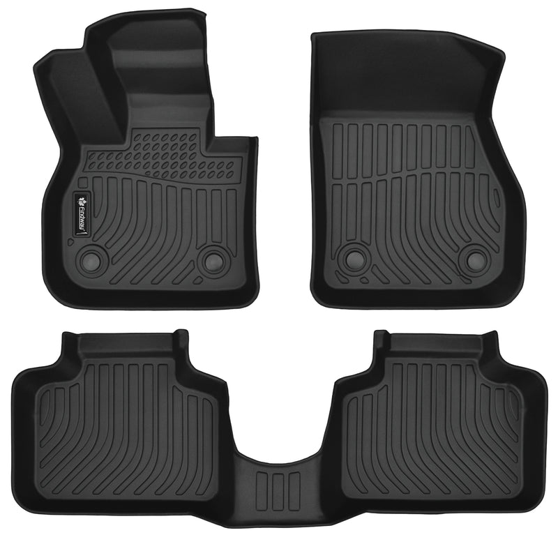 Findway F100 3D Car Floor Liner (1st Row & 2nd Row) for 2017-2024 Mini Countryman - 42060N