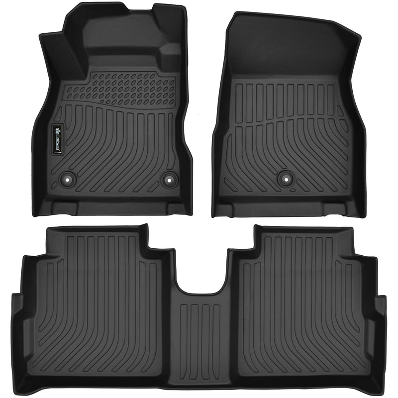 Findway F100 3D Car Floor Liner (1st Row & 2nd Row) for 2018-2023 Nissan Kicks - 46290N
