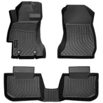 Findway F100 3D Car Floor Mat / Liner (1st Row & 2nd Row) for 2015-2021 Subaru WRX STI  / 2012-2016 Subaru Impreza / 2013-2017 Subaru Crosstrek / XV - 60120N