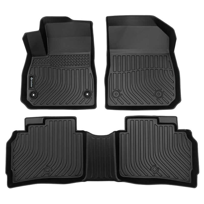 Findway F100 3D Car Floor Mat / Liner (1st Row & 2nd Row) for 2016-2023 Chevrolet Malibu - 12190N