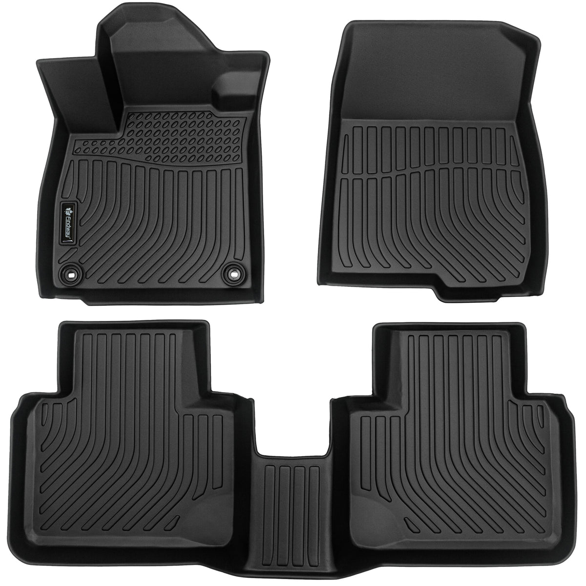 Findway F100 3D Car Floor Mat / Liner (1st Row & 2nd Row) for 2018-2022 Honda Accord Sedan - 26260N