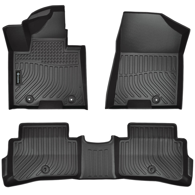 Findway F100 3D Car Floor Liner (1st Row & 2nd Row) for 2017-2022 Kia Sportage - 34150N