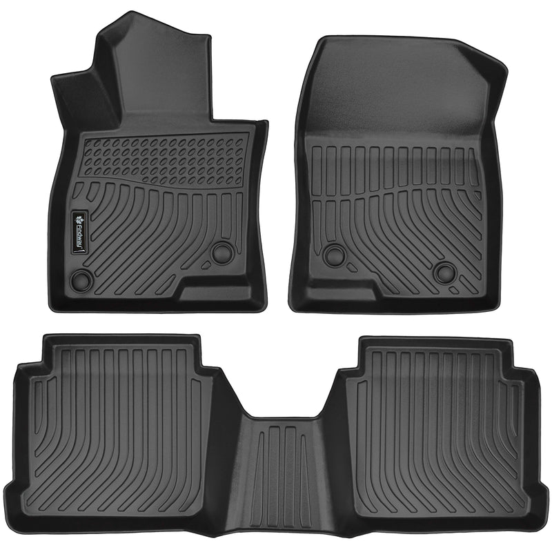 Findway F100 3D Car Floor Liner (1st Row & 2nd Row) for 2014-2021 Mazda6 - 40250N