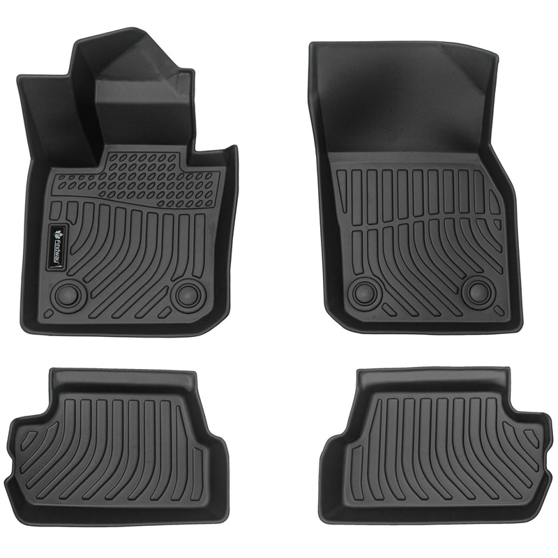 Findway F100 3D Car Floor Mat / Liner (1st Row & 2nd Row) for 2015-2024 Mini 3-Door Hardtop - 42030N