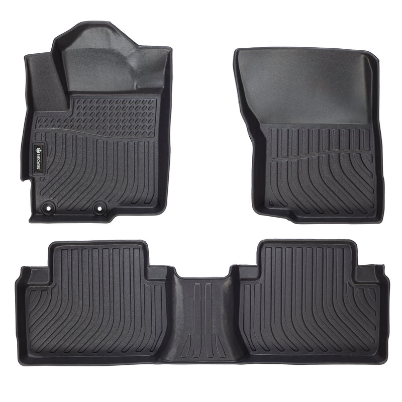 Findway F100 3D Car Floor Liner (1st Row & 2nd Row) for 2014-2020 Mitsubishi Outlander - 43090N