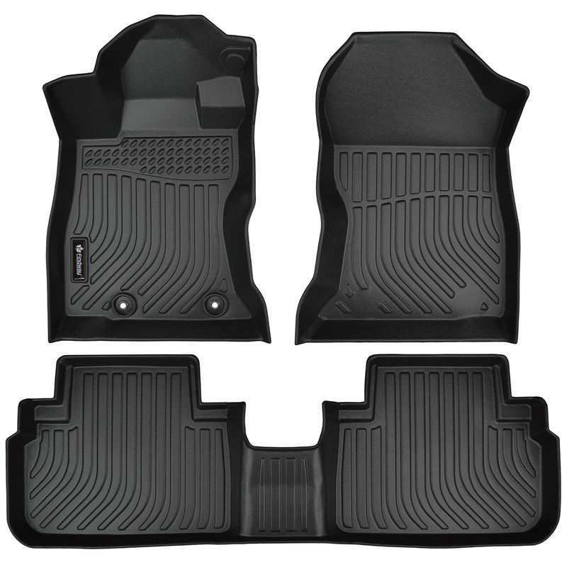 Findway F100 3D Car Floor Liner (1st Row & 2nd Row) for 2019-2023 Subaru forester - 60160N